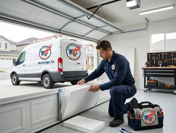 Insulated Garage Door Installation in Northridge