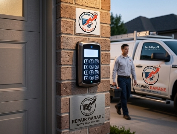 Garage Door Keypad Installation in Northridge