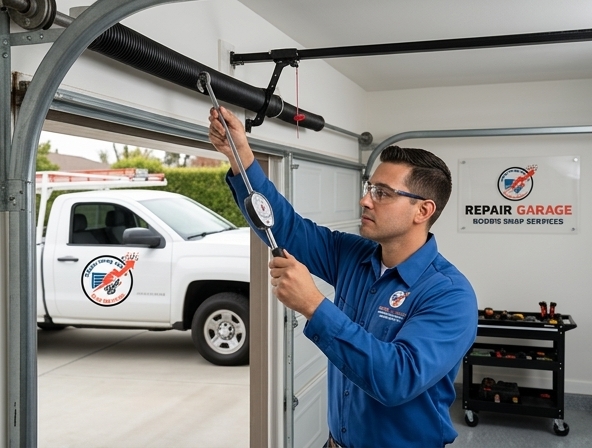Garage Door Safety Check in Northridge